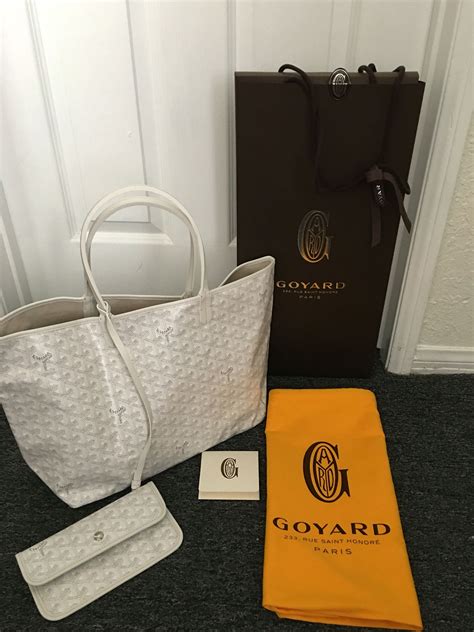 goyard white st louis pm|goyard st louis tote sizes.